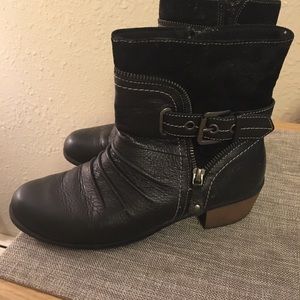 Black ankle boots